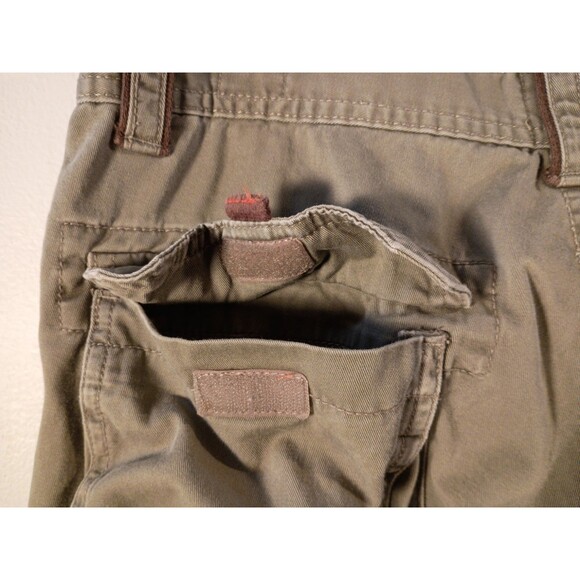 Redhead Cargo Pants Men's 32x30 Olive Army Green Straight Wide Leg Casual Gorp - Picture 8 of 16